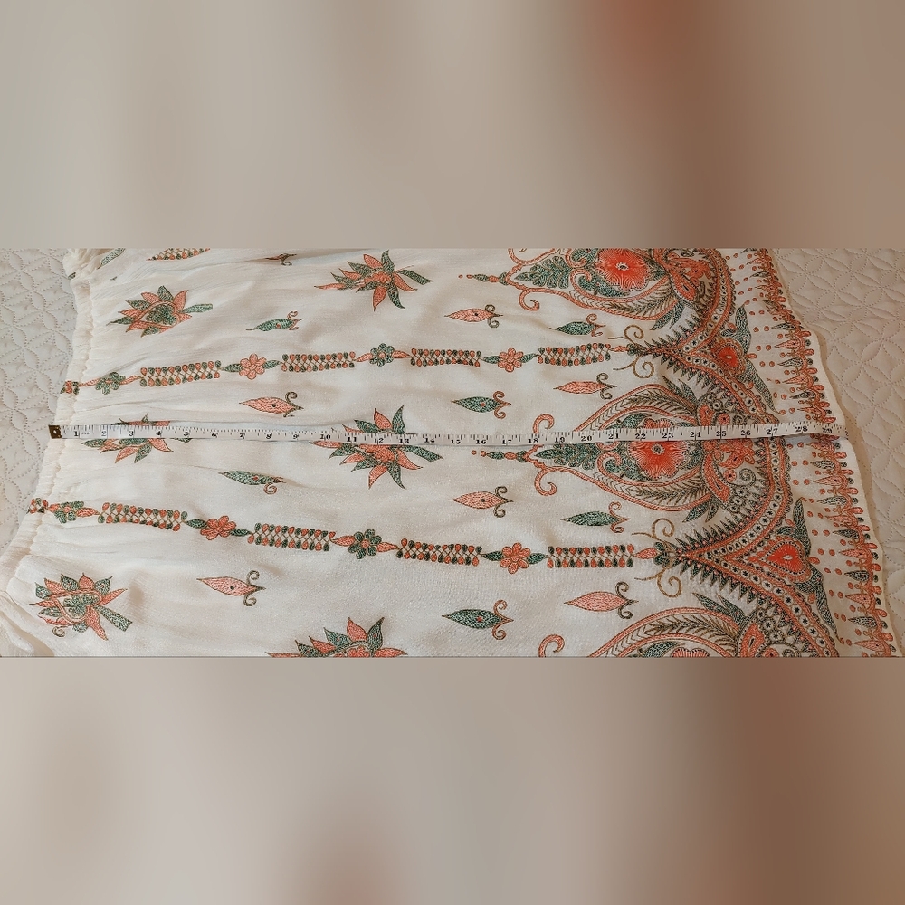 Bohemian Floral Tunic Dress - Picture 9 of 10